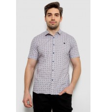 Рубашка мужская с коротким  рукавом, цвет бежевый, 214R6917-15