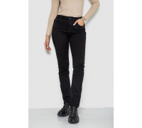 Джинсы женские стрейч, цвет черный, 214R1449