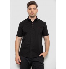 Рубашка мужская, цвет черный, 214R7326