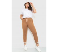 Спорт штаны женские демисезонные, цвет коричневый, 226R027