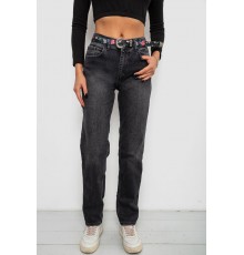 Джинси жіночі Boyfriend, колір чорний, 244R18