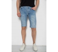 Шорты мужские джинсовые, цвет голубой, 238R2012