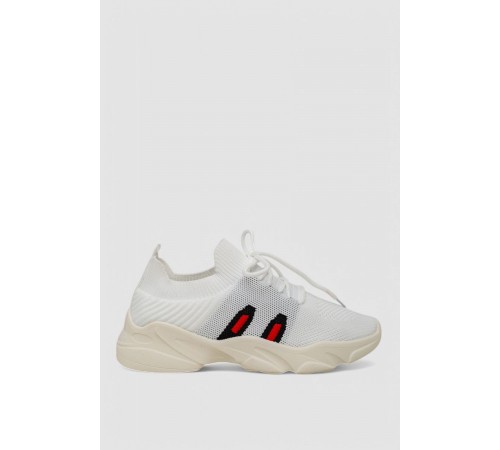 Кросівки жіночі текстильні, колір білий, 244R232K