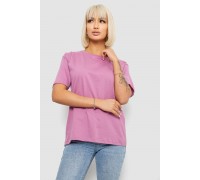 Футболка женская однотонная, цвет пудровый, 129R8900-1