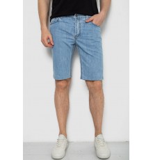 Шорты мужские джинсовые, цвет голубой, 238R2025