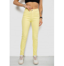 Джинсы женские Slim Fit, цвет желтый, 182R1489S19