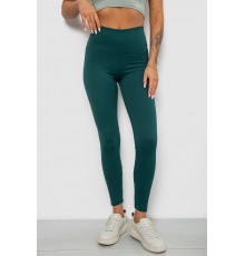 Лосини однотонні в рубчик, колір зелений, 244R686