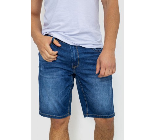 Джинсовые шорты мужские, цвет синий, 244R5A-050