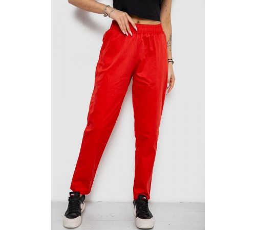 Штани  жіночі, колір червоний, 238R316