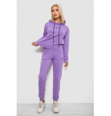 Спортивний костюм жіночий двонитка, колір бузковий, 214R1419-002