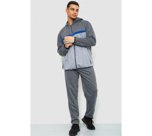 Спорт костюм мужской, цвет серый, 244R9133