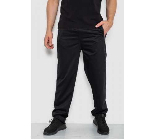 Спортивні штани чоловічі, колір чорний, 244R4932