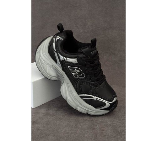 Кросівки жіночі демісезонні, колір чорний, 248RCX1530