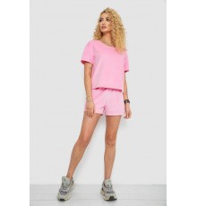 Домашній костюм велюровий, колір світло-рожевий, 102R272-3