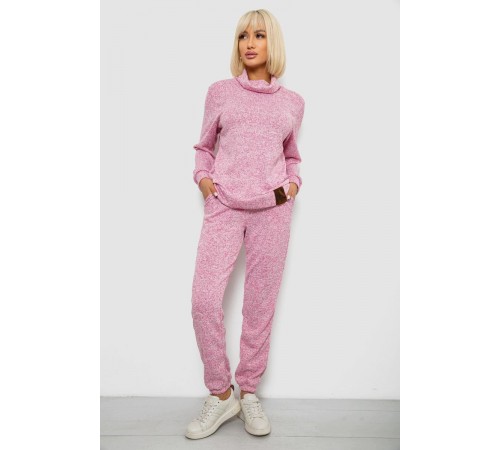 Костюм женский повседневный, цвет розовый, 257R123