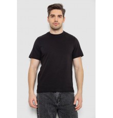 Футболка мужская с принтом, цвет черный, 241R1907