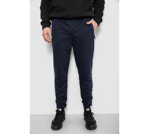 Спортивные штаны мужские, цвет синий, 244R429