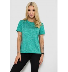 Футболка жіноча, колір зелений, 244R2220
