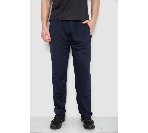 Спорт штани чоловічі, колір темно-синій, 244R41250