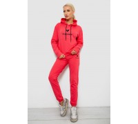 Спортивний костюм жіночий двонитка, колір кораловий, 214R1419-007