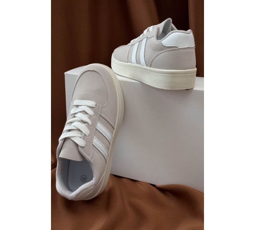 Кросівки жіночі, колір сіро-бежевий, 248RJH50