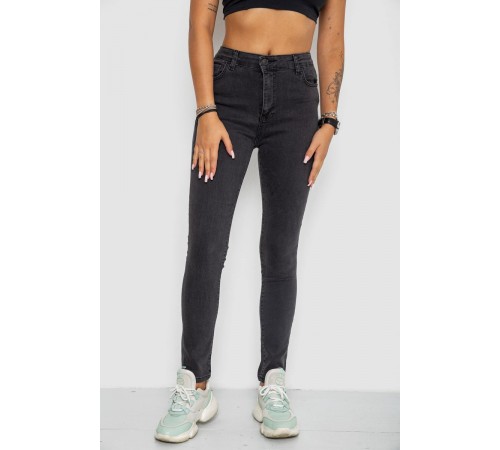 Джинси жіночі демісезонні, колір сірий, 244R2021-18