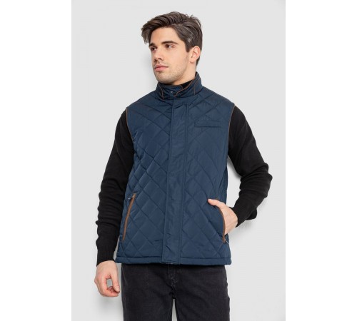 Жилетка мужская демисезонная, цвет темно-синий, 244RM5