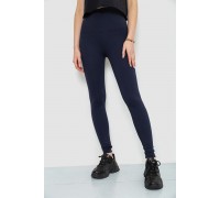 Лосини жіночі в рубчик, колір темно-синій, 241R101