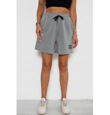Шорти жіночі з принтом, колір сірий, 238R120