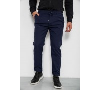 Штани чоловічі класичні однотонні, колір синій, 157RU02-006