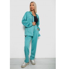 Спортивний костюм жіночий, колір бірюзовий, 238R114-1