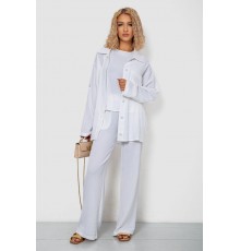 Костюм жіночий трійка, колір молочний, 102R5255