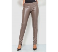 Лосины женскик из экокожи, цвет мокко, 214R5023