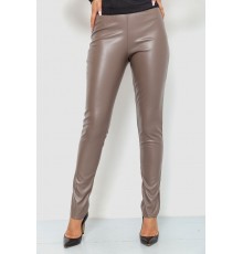 Лосини жіночі з екошкіри, колір мокко, 214R5023