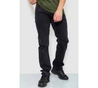 Джинсы мужские однотонные, цвет черный, 244R115