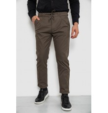 Брюки мужские классические однотонные, цвет хаки, 157RU02-014