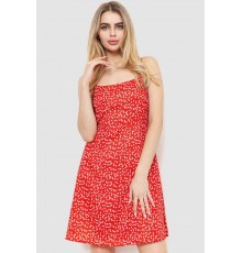Сарафан з принтом, колір червоно-білий, 129R1056