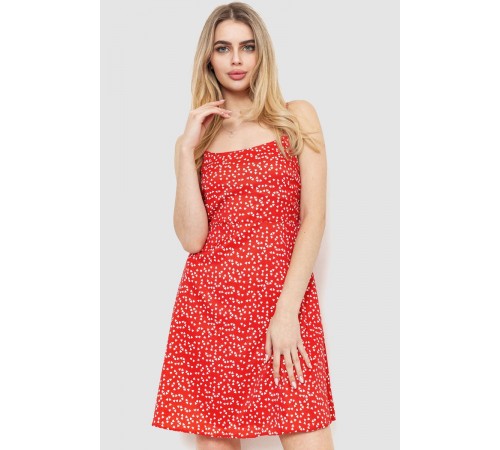 Сарафан з принтом, колір червоно-білий, 129R1056