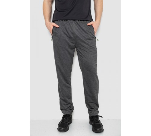 Спорт штани чоловічі, колір темно-сірий, 244RY-418