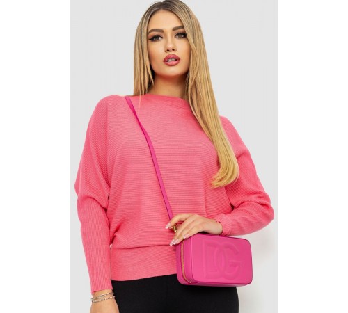 Кофта жіноча однотонна, колір рожевий, 244R2034
