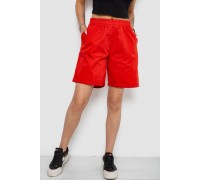 Шорты женские однотонные, цвет красный, 238R315