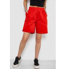 Шорти жіночі однотонні, колір червоний, 238R315