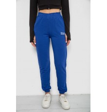 Спортивні штани жіночі, колір електрик, 238R5052