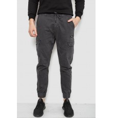 Штаны мужские однотонные, цвет серый, 244R1693