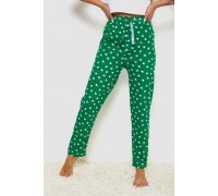 Штаны женские домашние, цвет зеленый, 238R57854-1