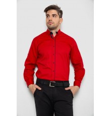 Рубашка мужская с принтом, цвет красный, 214R16111-1