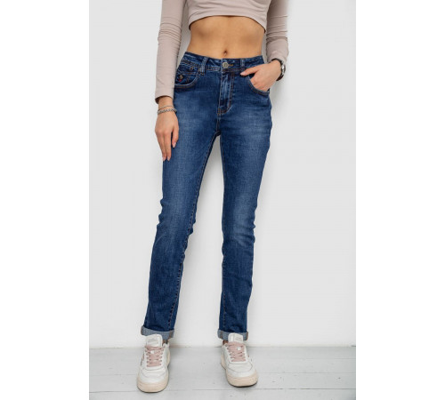 Джинси женские стрейч, цвет синий, 238R7004