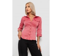 Сорочка класична в смужку, колір кораловий, 230R643