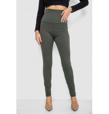 Лосини жіночі в рубчик, колір хакі, 205R606-1