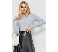 Гольф женский однотонный, цвет светло-серый, 204R040